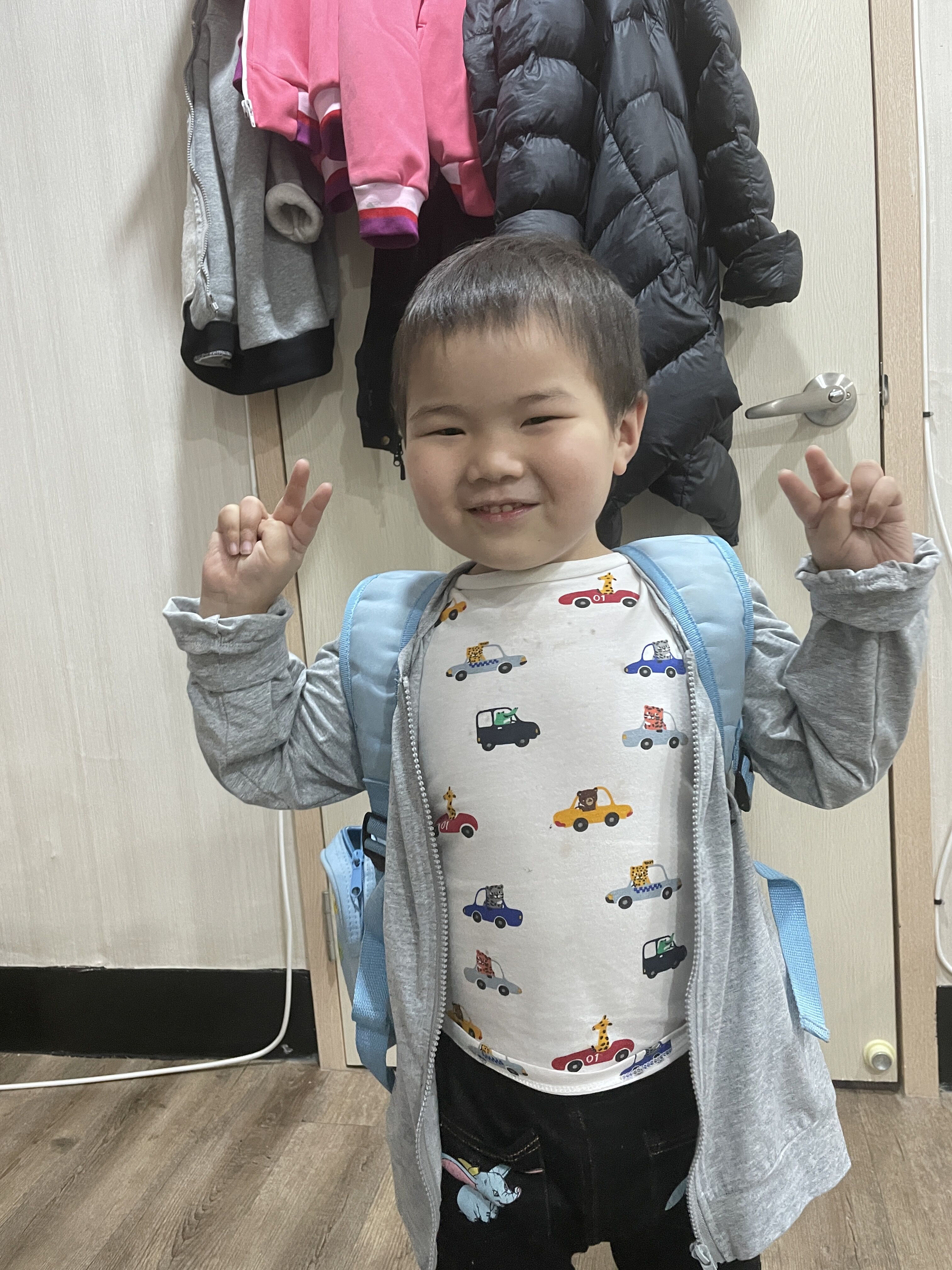 小康目前4歲上幼兒園中班，預計明年2月完成療程後進行追蹤。李佳玲攝